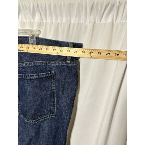 Old Navy High Rise Slouchy Straight Ripped Cut Off Jeans 26 High Rise Button Fly - Picture 9 of 15